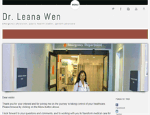 Tablet Screenshot of drleanawen.com